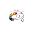 thumbnail image 5 of Mightlink Rotatable Colorful Beads Ring Stress Anxiety Relief Open Adjustable Men Women Finger Ring Fashion Jewelry Accessories Christmas New Year Gift, 5 of 6