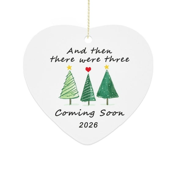 KuphiL10C Expecting Baby Christmas Ornament 2026, Pregnancy Announcement for Parents Grandparents Family, Christmas Gifts for New Mom Dad, Family Ornaments Keepsakes 2026