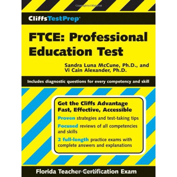 Pre-Owned FTCE: Professional Education Test (Paperback) 0764589954 9780764589959