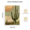 thumbnail image 2 of Acheng  Canvas Print Wall Art Vintage Desert Brush Cactus Landscape Nature Wilderness Photography Realism Decorative Landscape Relax/Calm Zen Multicolor for Living Room, Bedroom, Office picture 2, 2 of 5