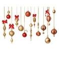 thumbnail image 2 of Christmas Wall Stickers Set For Shopping Mall Window And Big Kids Teens Room Decor, 15.7In Merry Christmas Hanging Ornament Design Decals, Set Of Festive Season Decoration For, 2 of 6