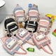 thumbnail image 2 of Bolso de mano pequeño con cremallera para mujeres y hombres para el trabajo, viajes, colegio, 2 of 6