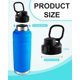 thumbnail image 2 of Yanonmyfd 1 Uds Tapa De Boquilla Automática De Repuesto para Bubba Trailblazer 24 Oz / 32 Oz / 40 Oz Y Botellas De Agua FLO Kids 16 Oz,Negro, 2 of 8