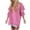 Pink, variant on GigrtiJin Womens Long Sleeve Sweatshirt Dress Casual Pullover Zipper Slit Mini Dresses Fashion Loose Lightweight Dresses