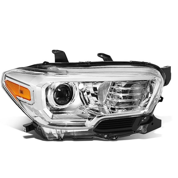 DNA Motoring Factory Style Projector Headlight Lamp for 2016-2018 Toyota Tacoma, Right Passenger Side