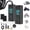 blackblue, variant on FADAKWALT Cordless Tire Inflator, 150 PSI, 6000mAh Battery, Digital Gauge, Auto shut-off, LED Light