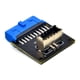thumbnail image 5 of Cabezal interno USB 3.0 de 19 pines a USB 3.1 3.2 Tipo C Key A Adaptador de 20 pines, 5 of 9