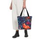 thumbnail image 5 of Fotbe Tropical Flower Bolsa de Playa con Estampado, Bolsa de Hombro, Bolsa de Mano Espaciosa, Bolsa de Viaje Ligera, Bolsa de Compras Versátil, 5 of 6