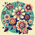 thumbnail image 1 of 5D DIY Kit Flores Simples Del 30x30cm, 1 of 9