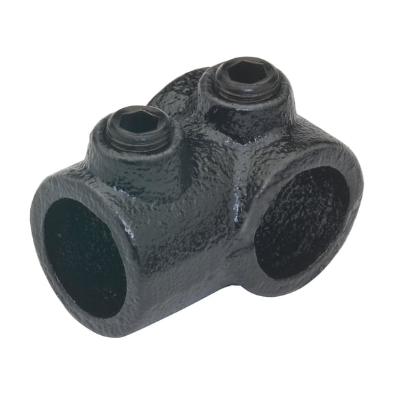 Black 3/8-in Single Socket Tee fits Pipe O.D. 0.675-in