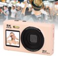thumbnail image 1 of Cámara Digital De 5k, Cámara De Vlog De Dos Pantallas 80MP De UHD Con Linterna, Zoom 18x, Enfoque Automático, Punto De Cámara Selfie Y Cámara Digital Disparos Para Fotografía, 1 of 7