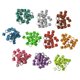 thumbnail image 4 of 100 unidades de anillos de paloma de carreras de 8mm, bandas de anillo de pie de aves de corral para pollo de codorniz de paloma color mezclado Jinwen Bandas de pierna de paloma, 4 of 6