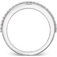 thumbnail image 2 of 14K White Gold Diamond Wedding Band (Size 7) Made In India rm2335b-028-waa, 2 of 5