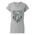 thumbnail image 2 of Wild Bobby, Miami Fans | MIA Fantasy Football ,Sports, Women Standard V-Neck Tee, Heather Grey, Medium, 2 of 4