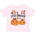 thumbnail image 3 of Inktastic Little Brother Pumpkins with Fall Leaves Boys Toddler T-Shirt, 3 of 5