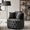 Black, variant on Gewnee Swivel Chair, Black Velvet Modern Glam Accent Chair with Tufted Design & 3 Pillows Included, 250LBS Capacity for Home Office Living Room Bedroom