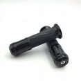 thumbnail image 4 of HTT-MOTOR Black CNC "s" on Rubber Hand Grips Fit For BMW S1000RR Aprilia Buell Ducati Panigale Honda CBR Yamaha Kawasaki Ninja Suzuki with 7/8" Standard Handlebars, 4 of 6