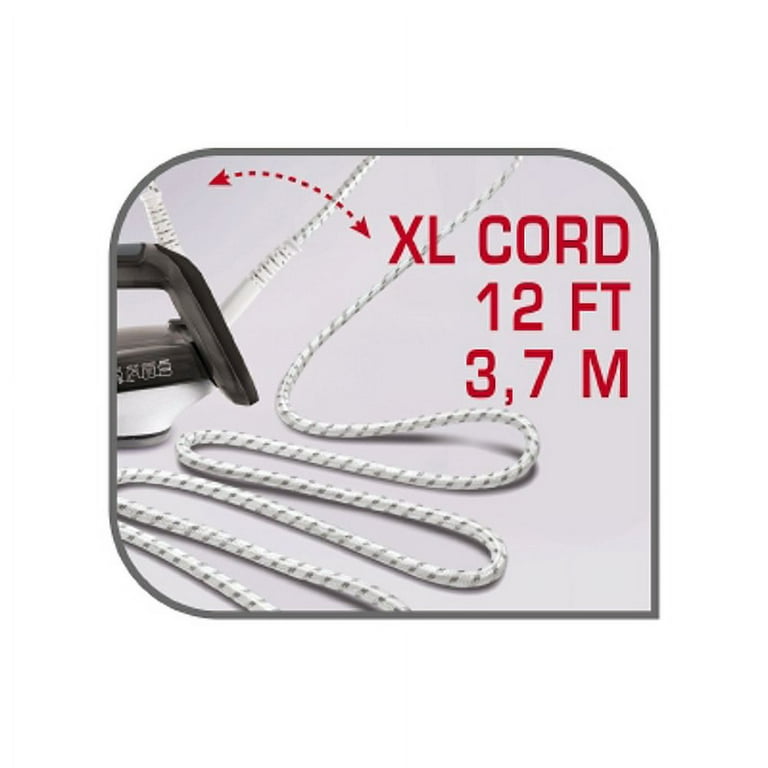 T-Fal Ultraglide Easy Cord Iron, Black and Silver - Walmart.com T-Fal Ultraglide Easy Cord Iron, Black and Silver - Walmart.com
