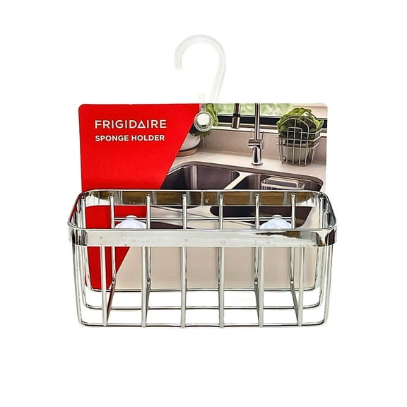 Frigidaire Sponge Holder, Suction Sponge Holder for Kitchen Sink, Sink Caddy, Dish Sponge Holder