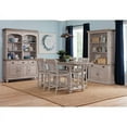 thumbnail image 4 of Sunny Designs Westwood Village 84" Wood Counter Height Table in Taupe Off White, 4 of 9