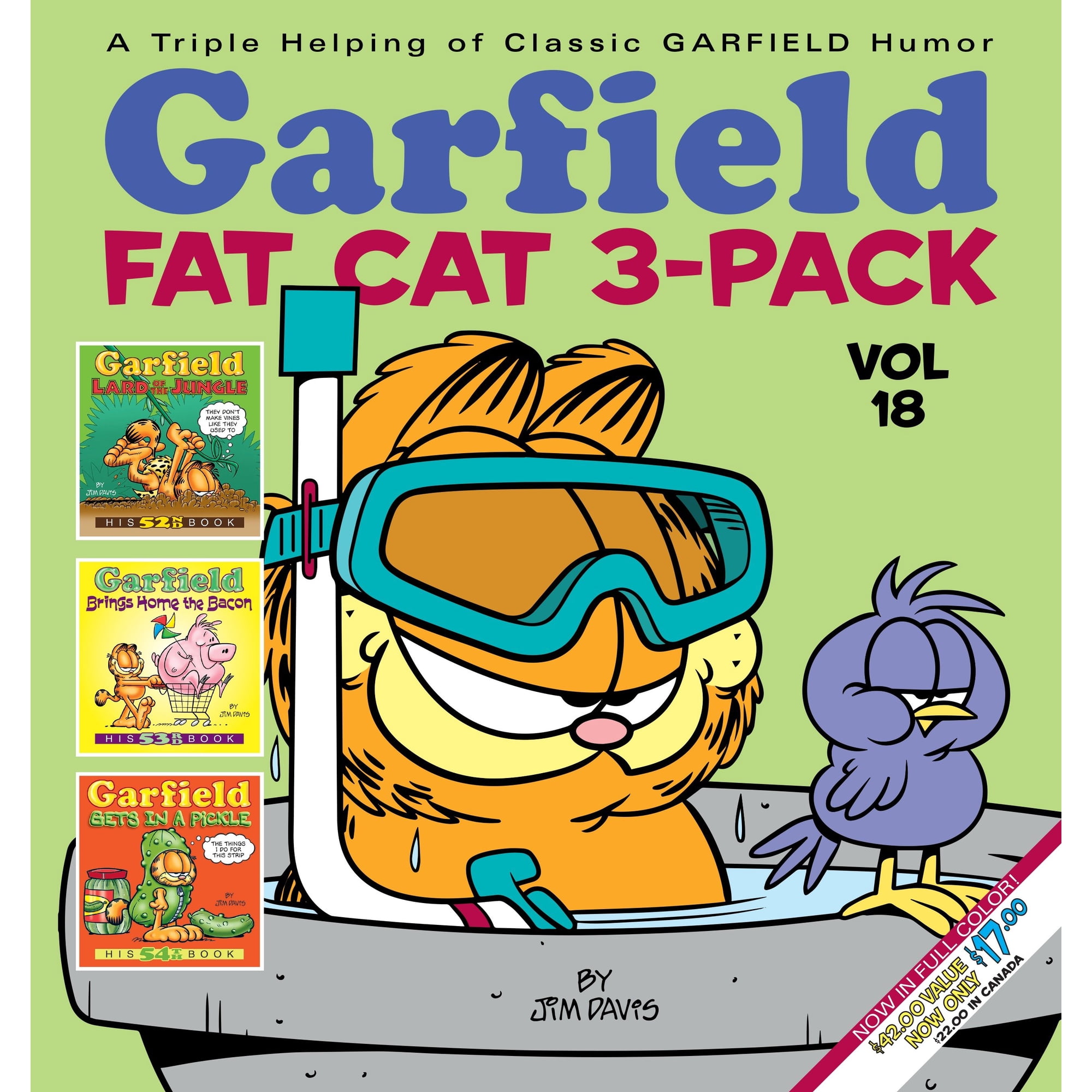 Garfield Garfield Fat Cat 3-Pack, Volume 18, (Paperback)