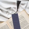 thumbnail image 6 of Kdxio Purple and Blue Squares Print Metal Tassel Bookmarks,Perfect Gift for Art Lovers and Bookworms Metal Bookmarks for Women, 6 of 8