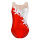 thumbnail image 3 of Traje de baño para gimnasia para niñas, Ropa de baile de Ballet, leotardo metálico brillante, mono asimétrico con tirantes para el hombro, 3 of 5
