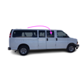 thumbnail image 3 of Fits 2003-2022 Chevy Express&GMC Savana Hinged Door Passenger Rear Window Glass, 3 of 3