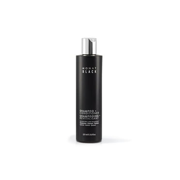 MONAT Black Shampoo   Conditioner - Men's 2-in-1 Hair Care for Optimal Health, 8 Fl Oz