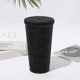 thumbnail image 3 of Taza térmica con incrustaciones de diamantes, tubo de succión de acero inoxidable de doble capa, taza con taladro, taza de café con diamantes de imitación, regalo, taza, 3 of 5