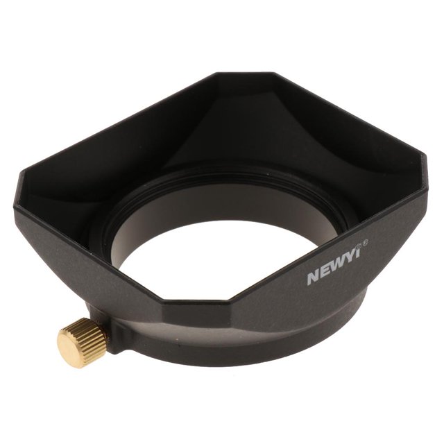 Parasol de lente de cámara de 46 mm para Sunnimix Capucha de lentes de cámara 46mm cuadrado