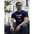 thumbnail image 2 of I Can And I Will T-Shirt Men -Image by Shutterstock, Male x-Large, 2 of 4