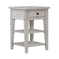 thumbnail image 2 of Lake House Chair Side Table Weathered White, 2 of 11