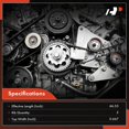 thumbnail image 3 of A-Premium 66.53 Inch Engine Serpentine Drive Belt Compatible with Buick Encore 2016-2019/2021-2022 1.4L & Chevrolet Trax 2021-2022 1.4L & Saturn SC2/SL2 1993-2002 1.9L, SW2 1993-2001 1.9L, 3 of 6