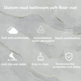 thumbnail image 5 of Bath Mat Rug Super Absorbent Quick Dry Thin Bathroom Rugs Fit Under Door Non Slip Rubber Backed Bathroom Floor Mat - style:style3, 5 of 6