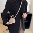 thumbnail image 3 of Bolso Superior Mini Monedero Cruz Cuerpo Cruzado para Mujeres Cáscara PU Cuero Color Sólido Embrague, 3 of 9