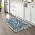 thumbnail image 2 of Haperlare Area Rug Vintage Floral Rug Non-Slip Rugs for Living Room Bedroom Kitchen Dining Room, 2' x 3' Blue Brown, 2 of 7