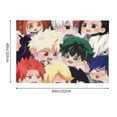 thumbnail image 6 of My Hero Academia Tapestry, Anime Wall Poster Art, Wall Tapestry For Bedroom Living Room Dorm Room, Wall Hanging For Festival Party Events Background Photography Backdrop, 60x40 Inch, 6 of 9