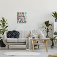 thumbnail image 2 of Stupell Industries Varied Rainbow Lines Abstract Pattern Watercolor Detail Painting Gallery Wrapped Canvas Print Wall Art, Design by Regina Moore, 2 of 5