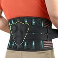thumbnail image 3 of Lumbar Back Brace for Lower Pain Adjustable Support Belt Breathable Exercise Waist, 3 of 3