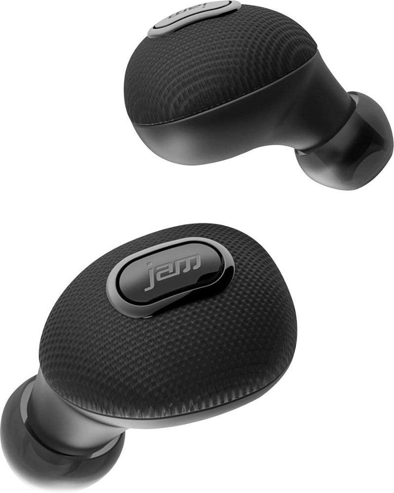 JAM True Wireless Headphones with Charging Case, Black, HXEP910BK