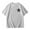 Grey#854, variant on Girls Shirts Cartoon Leopard Printed Short Sleeve Round Neck Tshirt Girl Classic Outdoor Wear Tee,Light Blue,6-7 Years