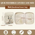 thumbnail image 7 of ZUXONGSY Cat Flower Print Bible Case for Women Portable Bible Carrier Large Christian Tote Bag with Multiple Pockets Carrying Book Case for Work, 7 of 7