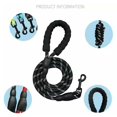 thumbnail image 3 of Pet Leash Reflective Strong Dog Leash 1.5M Long With Comfortable Padded Handle Heavy Duty Training Durable Nylon Rope Leashes, 3 of 8