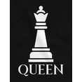 thumbnail image 3 of Chess KING QUEEN Matching Couple Hoodie Set His Hers Hoodies King Black X-Large / Queen Black X-Large, 3 of 5