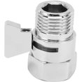 thumbnail image 1 of EcoNesxp Water inlet valve 1/2 Water valve with knob switch, 1 of 5
