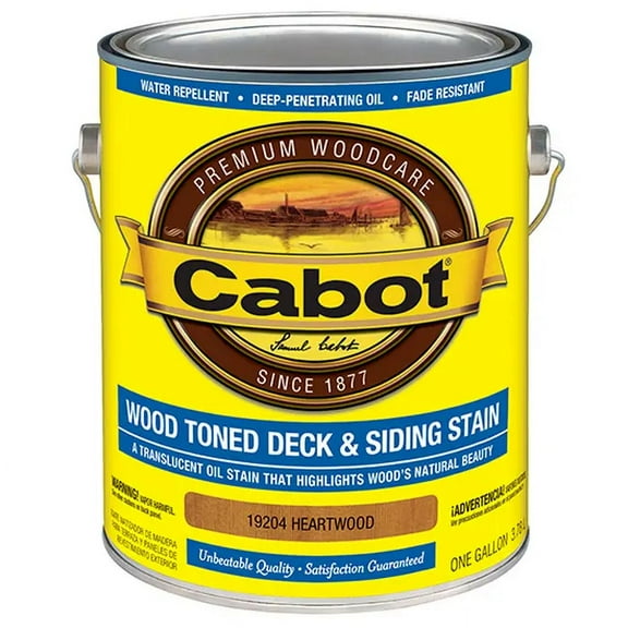 4-Pack of 1 gal Cabot 19204 Heartwood Wood Toned Deck & Siding Stain