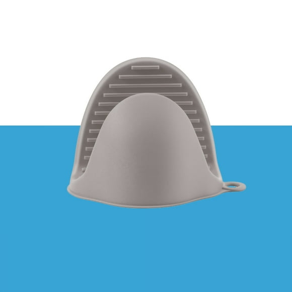 Kitchen Silicone Heat Insulation Hand Clip Anti Slip Thickened Anti Scalding Glove Baking Tool For KitchenGrey