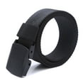 thumbnail image 3 of pitrice Men Boys Canvas Breathable Tactical Waist Belt with Plastic Buckle Solid Waist Strap Belts Rescue Rope Band, 3 of 9