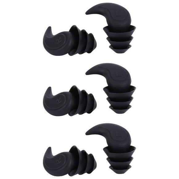 Sac à Outils Moins de 10 Bouchons d'Oreilles en Silicone Réduisant le Bruit Trois Couches Silencieux pour Aider à Dormir